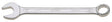 TECWERK Ringmaulschlüssel SW 10 mm extra lang – CV-Stahl verchromt, Form A