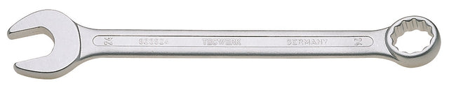 TECWERK Ringmaulschlüssel SW 10 mm extra lang – CV-Stahl verchromt, Form A
