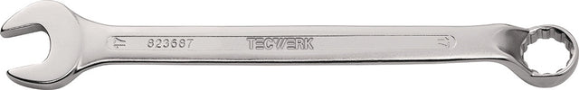 TECWERK Ringmaulschlüssel SW 5,5 mm, Länge 100 mm, Form B, CV-Stahl, verchromt