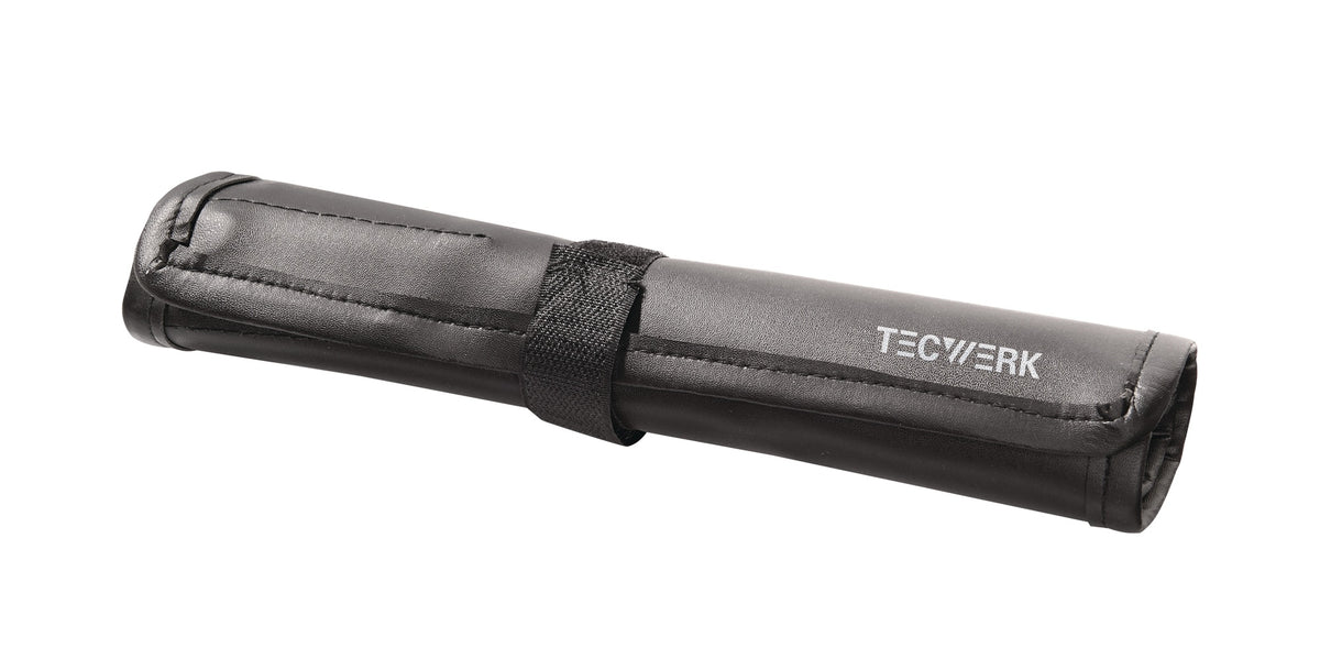 TECWERK Ringmaulschlüsselsatz 8-teilig SW 8-19 mm Form A CV-Stahl in Rolltasche