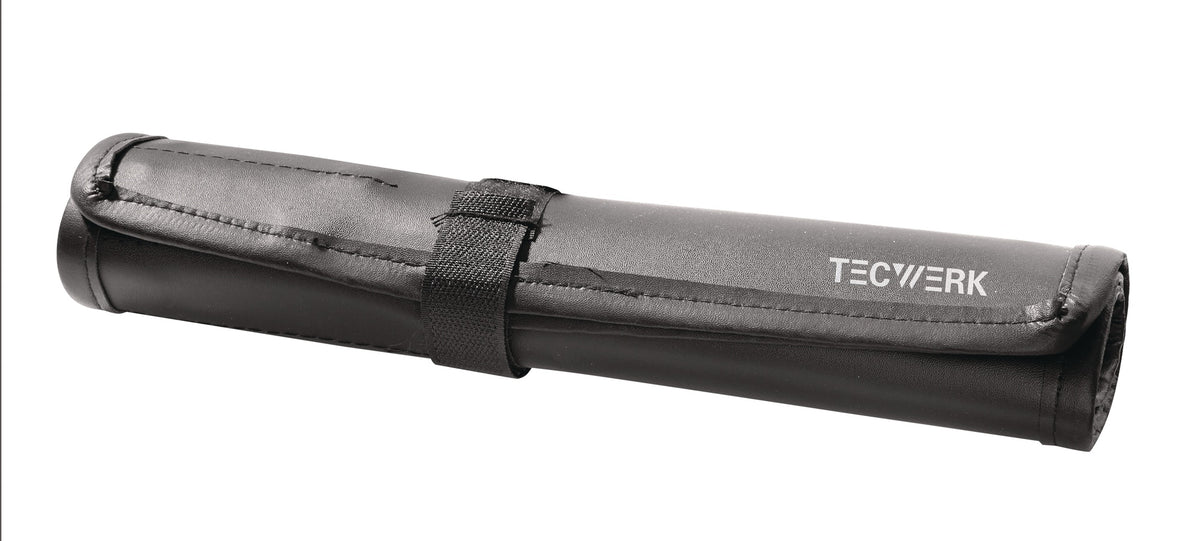 TECWERK Ringmaulschlüsselsatz 8-teilig SW 8-19 mm Form A CV-Stahl in Rolltasche