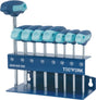 TECWERK Schraubendrehersatz mit Quergriff TX10-TX45 8-teilig S2-Stahl