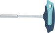 TECWERK Sechskantsteckschlüssel SW 6 mm mit 2K-Quergriff, Klinge 125 mm, S2-Stahl