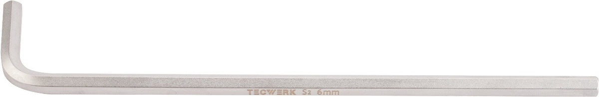 TECWERK Sechskantwinkelschraubendreher SW 1,5 mm, extralang, S2-Stahl, 10er-Pack