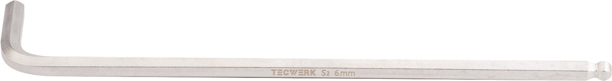 TECWERK Sechskantwinkelschraubendreher SW 1,5 mm lang Kugelkopf 90 x 14 mm – 10 Stück