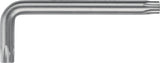 TECWERK Winkelschraubendreher T 10, Schenkellänge 51 x 17 mm, S2-Stahl, matt verchromt