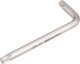 TECWERK Winkelschraubendreher T 10, Schenkellänge 51 x 17 mm, S2-Stahl, matt verchromt