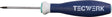 TECWERK Schraubendreher T5 Torx 60 mm Klinge 3K-Griff Rundklinge