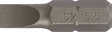 TECWERK Bit für Schlitzschrauben 4,5 mm, Länge 25 mm, 1/4 Zoll C6,3