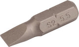 TECWERK Bit für Schlitzschrauben 4,5 mm, Länge 25 mm, 1/4 Zoll C6,3