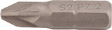 TECWERK Bit P829113 PH 1, 25 mm, 1/4 Zoll Sechskant, S2-Stahl