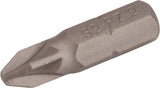 TECWERK Bit P829113 PH 1, 25 mm, 1/4 Zoll Sechskant, S2-Stahl