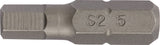 TECWERK Bit P829174 1/4 Zoll 2 mm, Länge 25 mm, S2-Stahl, 10er-Pack