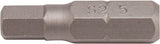 TECWERK Bit P829174 1/4 Zoll 2 mm, Länge 25 mm, S2-Stahl, 10er-Pack
