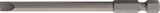 TECWERK Bit für Schlitzschrauben 4,5 mm, Länge 25 mm, 1/4 Zoll C6,3