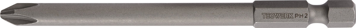 TECWERK Bit P829113 PH 1, 25 mm, 1/4 Zoll Sechskant, S2-Stahl