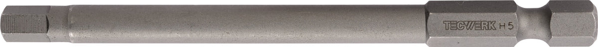 TECWERK Bit P829174 1/4 Zoll 2 mm, Länge 25 mm, S2-Stahl, 10er-Pack