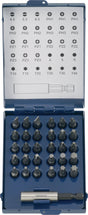 TECWERK Bitsortiment 31-teilig Schlitz/PH/PZD/TX mit Magnet und Sprengring