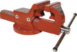 TECWERK Parallelschraubstock mit Rohrspannbacken 120 mm Backenbreite, 150 mm Spannweite