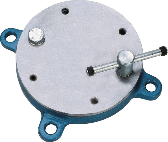 TECWERK Drehteller für Backenbreite 100 mm – 4 Befestigungslöcher, 360°-Drehung, stufenlose Arretierung