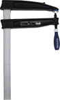 TECWERK Tiefspannschraubzwinge 600 mm Spannweite, 200 mm Ausladung, 3K-Griff, 35x11 mm Hohlprofilschiene