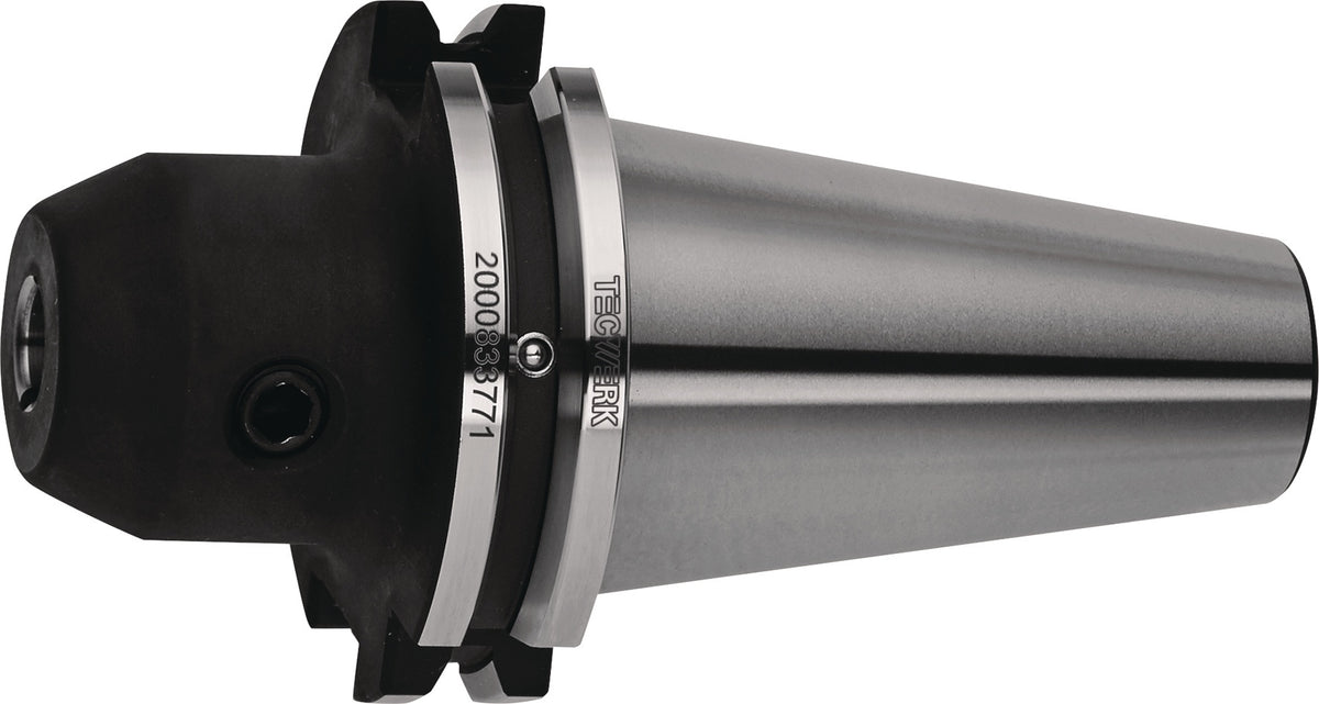 TECWERK Flächenspannfutter DIN 69871AD Weldon SK40 Spann-Ø 6 mm Auskraglänge 50 mm