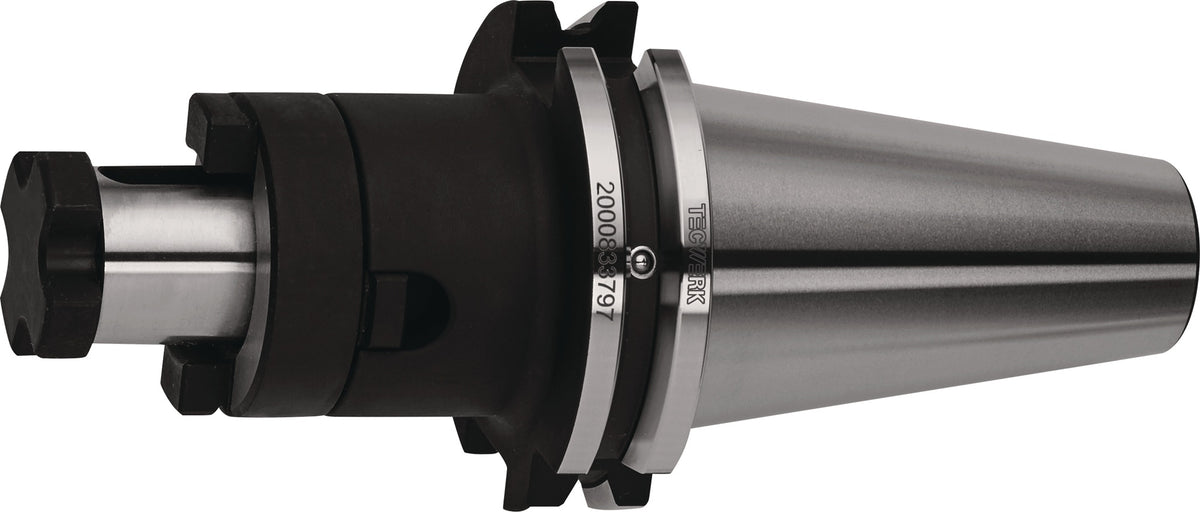 TECWERK Kombiaufsteckfräsdorn DIN 69871AD/B SK40 Spann-Ø 16 mm Auskraglänge 55 mm