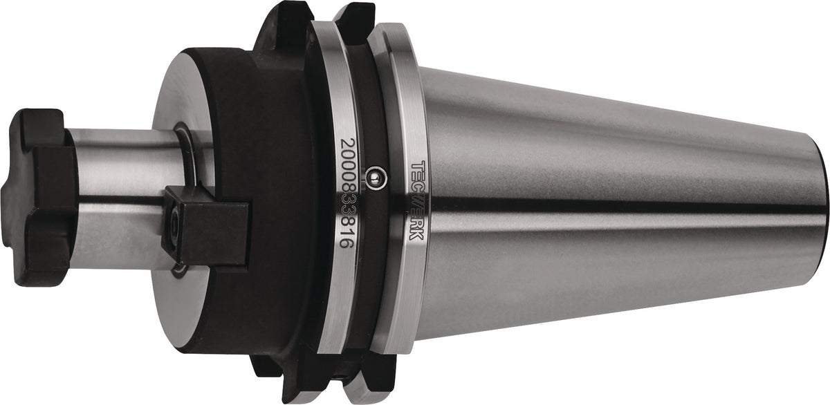 TECWERK Quernutaufsteckfräsdorn DIN 69871AD/B SK40 Spann-Ø 16 mm Auskraglänge 35 mm