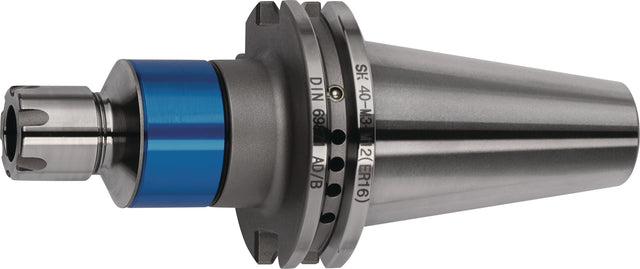 TECWERK Gewindeschneidfutter Synchron SK40 M3-M12 DIN 69871 AD/B mit Kühlmittelzuführung