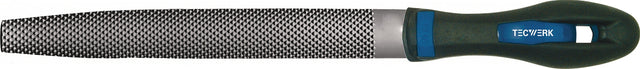 TECWERK Kabinettraspel DIN 7263 D, 200 mm, halbrund, Hieb 2, 2K-Ergo-Heft
