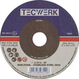 TECWERK Trennscheibe INOX 115x1 mm, gerade, Bohrung 22,23 mm – 25 Stück