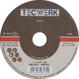 TECWERK Schruppscheibe 115 mm gekröpft für Stahl und Guss