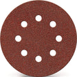 TECWERK Haftschleifscheibe GLS 5 125 mm K.40 Korund 8-Loch für Holz & Metall