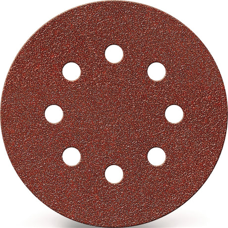 TECWERK Haftschleifscheibe GLS 5 125 mm K.40 Korund 8-Loch für Holz & Metall