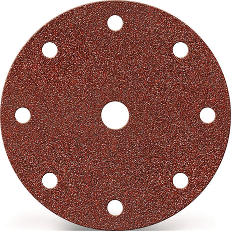 TECWERK Haftschleifscheibe GLS 5 125 mm K.40 Korund 8-Loch für Holz & Metall