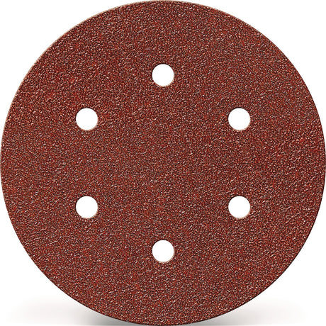 TECWERK Haftschleifscheibe GLS 5 125 mm K.40 Korund 8-Loch für Holz & Metall