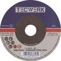 TECWERK Trennscheibe D125 x 0,8 mm gekröpft INOX, 25 Stück, für Edelstahl und Stahl