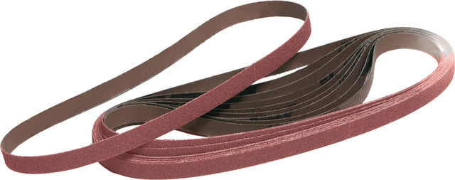 TECWERK Schleifband 520 x 12 mm Körnung 40 Korund für Holz und Metall
