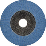 TECWERK Fächerscheibe Action Ø125 mm K40 konisch Zirkon für Stahl/Edelstahl