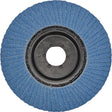 TECWERK Fächerscheibe Premium 125 mm K40 konisch Zirkon für Stahl/Edelstahl
