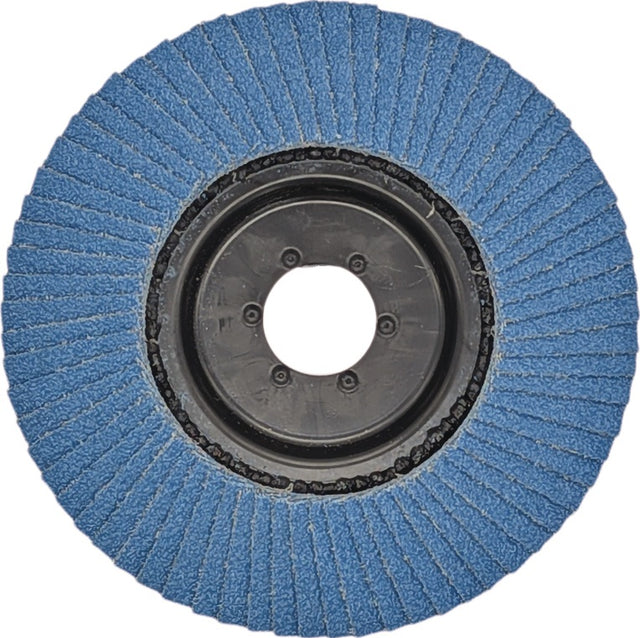 TECWERK Fächerscheibe Premium 125 mm K40 konisch Zirkon für Stahl/Edelstahl