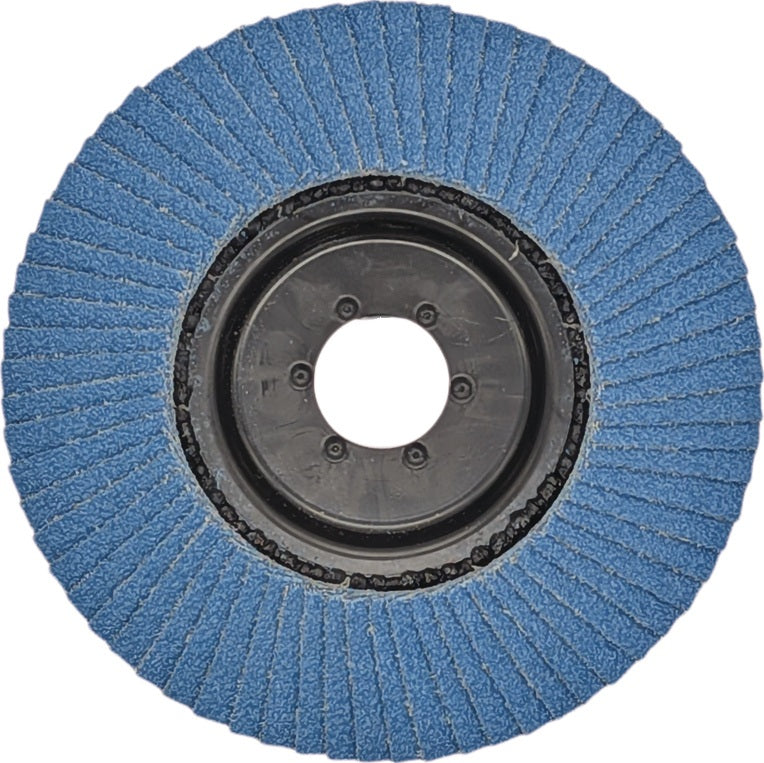 TECWERK Fächerscheibe Premium 125 mm K40 konisch Zirkon für Stahl/Edelstahl