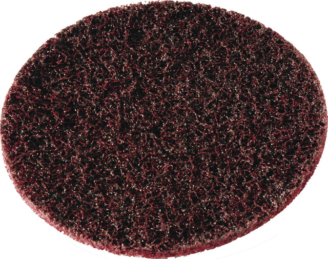 TECWERK Schleifvliesscheibe Ø 125 mm coarse braun ungelocht – 10 Stück für Edelstahl und Metall