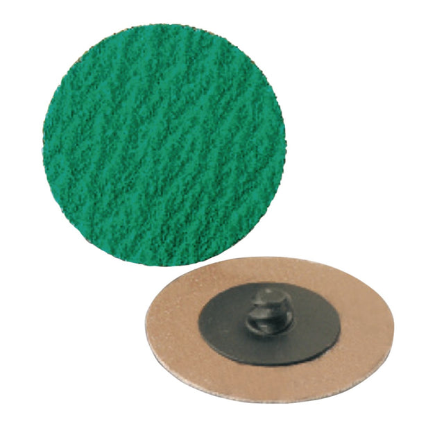 TECWERK Schleifscheibe 75 mm K40 Zirkonkorund, 50 Stk. – Schnellwechselsystem für Stahl, Edelstahl & Aluminium