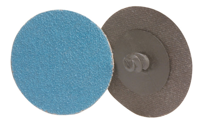 TECWERK Schleifscheibe 75 mm K60 blau Zirkonkorund für Edelstahl & Stahl – 50 Stück