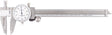 TECWERK Uhrmessschieber DIN 862 150 mm mit Zeigerumdrehung 1 mm und Rollenfeinzustellung