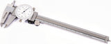 TECWERK Uhrmessschieber DIN 862 150 mm mit Zeigerumdrehung 1 mm und Rollenfeinzustellung
