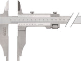 TECWERK Werkstattmessschieber DIN 862 250 mm – Analog mit Feineinstellung