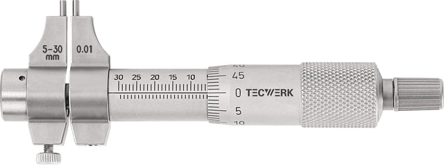 Schnabelinnenmessschraube 5-30 mm TECWERK – Präzisions-Innenmessung mit Gefühlsratsche