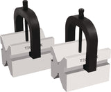 TECWERK Doppelprismenpaar für Ø 5-30 mm, Stahl, Toleranz ± 0,004 mm, 50x40x40 mm